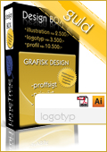 Design Box - logotyp gold för 5500 sek