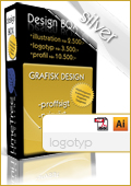 Design Box - logotyp silver för 3500 sek
