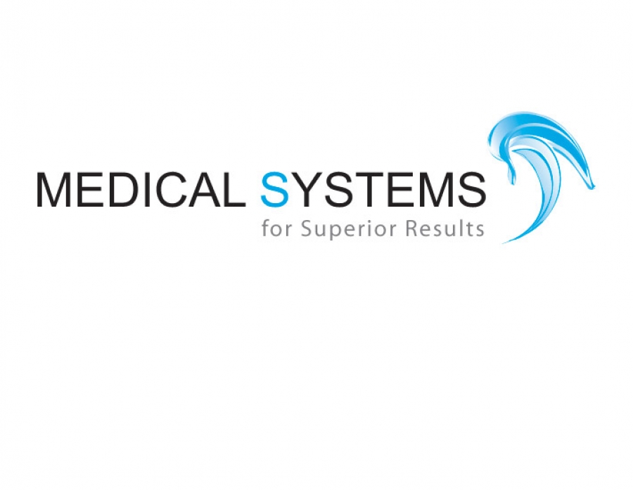 Logotyp till Medical Systems i Uppsala